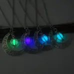 Luminous Moon Stone Healing Pendant Necklace - Image 10