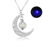 Luminous Moon Stone Healing Pendant Necklace - Image 8