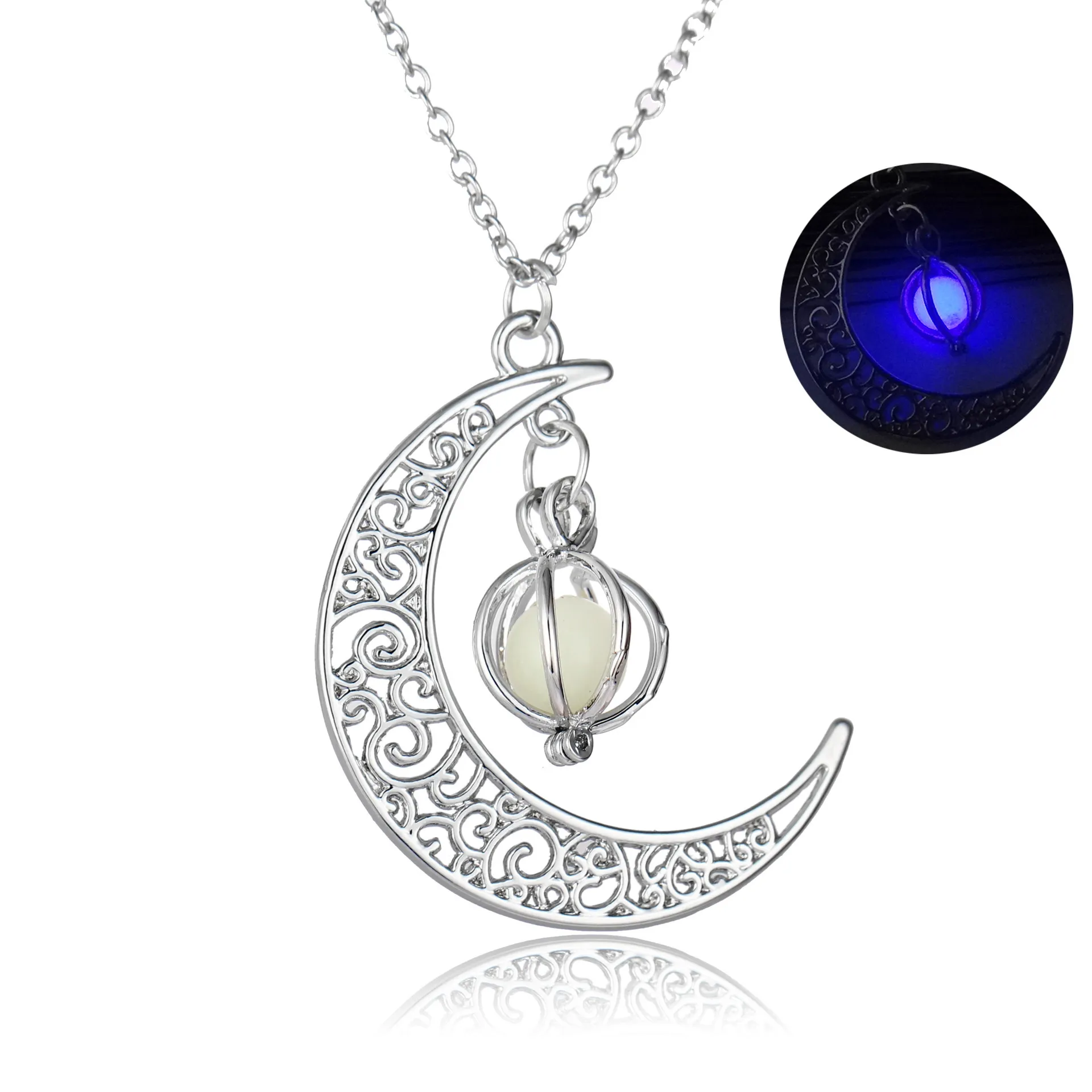 1636808394451.webp Luminous Moon Stone Healing Pendant Necklace - Image 8