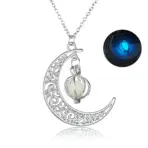 Luminous Moon Stone Healing Pendant Necklace - Image 5