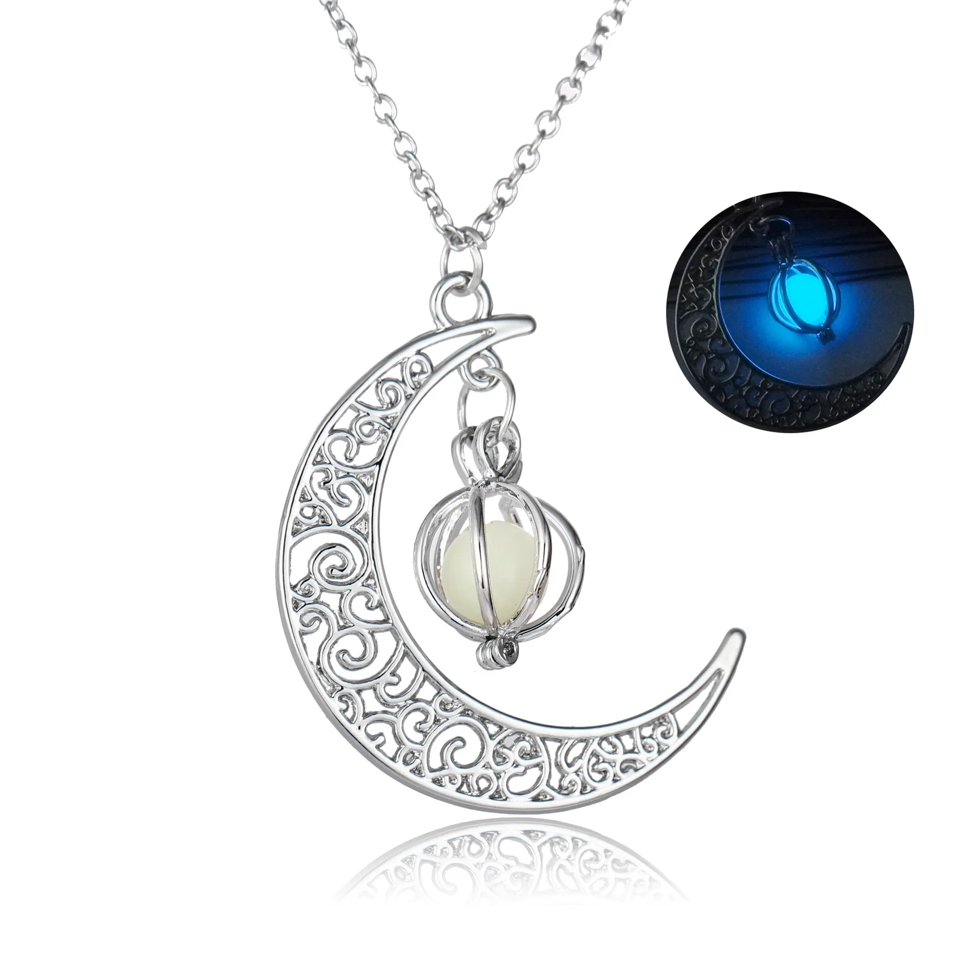 1636808394664.webp Luminous Moon Stone Healing Pendant Necklace - Image 5