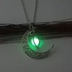 Luminous Moon Stone Healing Pendant Necklace - Image 3