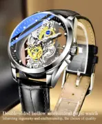 Men Watch Skeleton Automatic Quartz Watch Gold Skeleton Vintage Man Watch Mens Watches Top Brand Luxury - Image 14