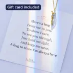 Gold Hug Necklace (With Ring) - Image 5