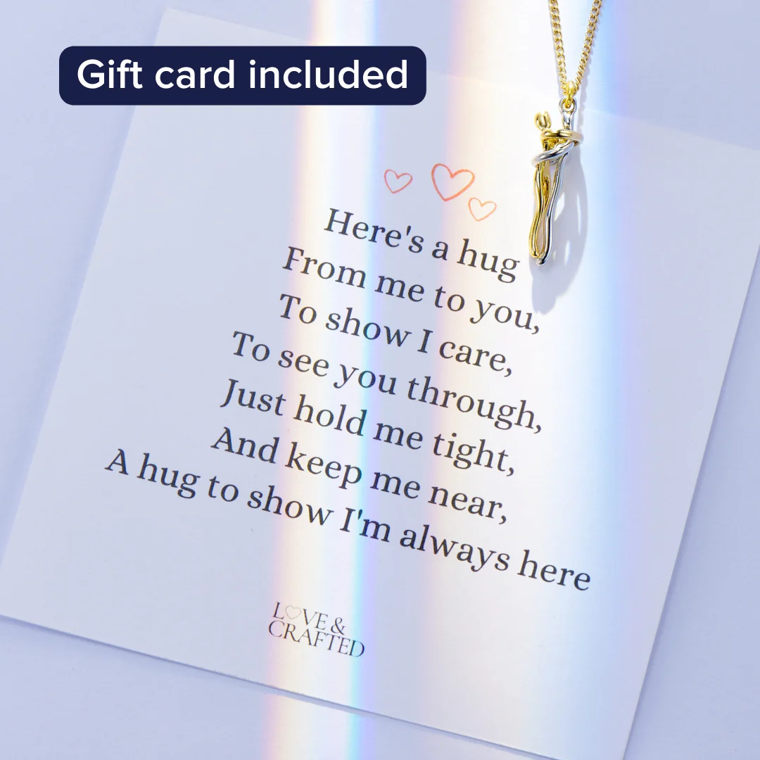 Giftcardincluded_2.webp Gold Hug Necklace (With Ring) - Image 5