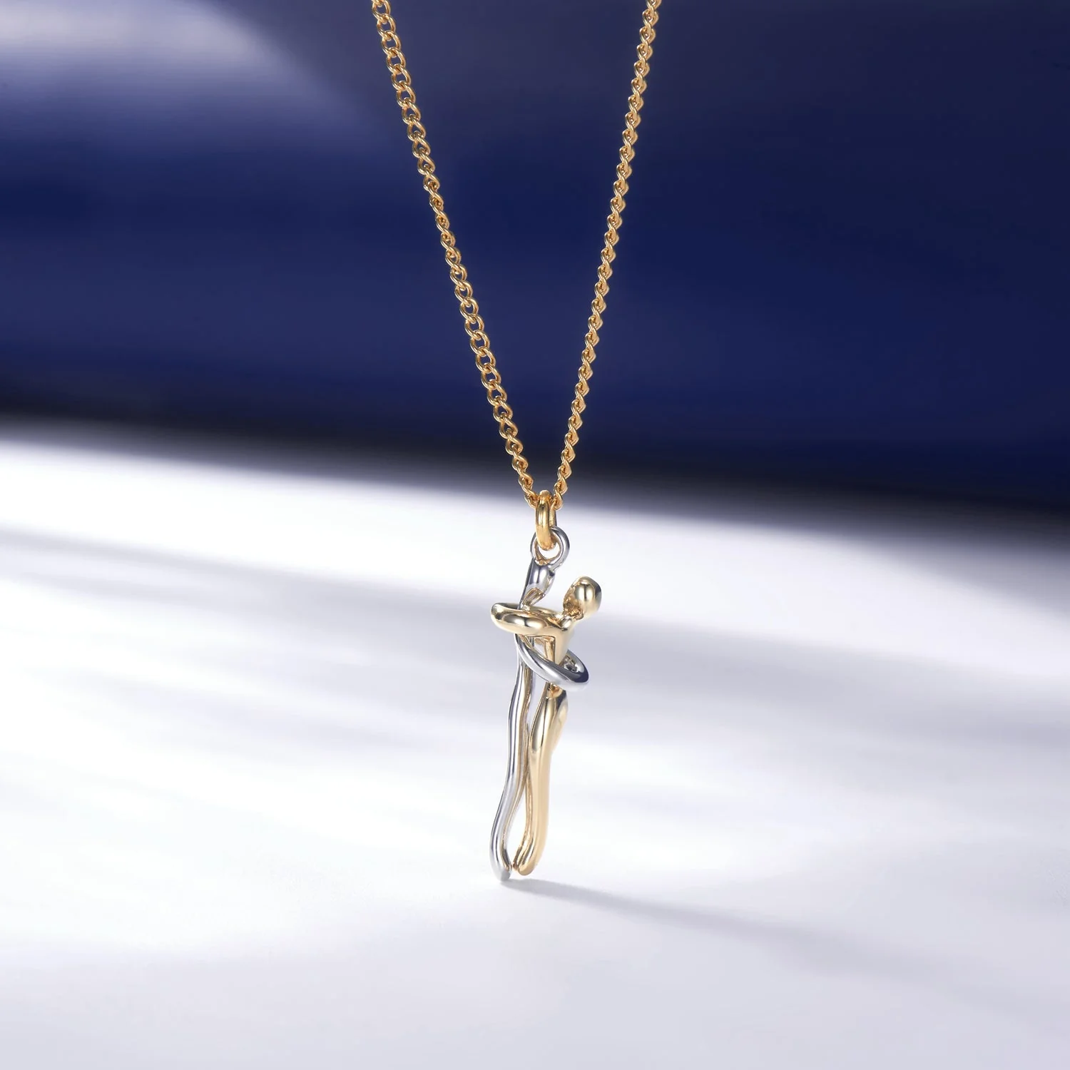 luka59305.webp Gold Hug Necklace (With Ring) - Image 2